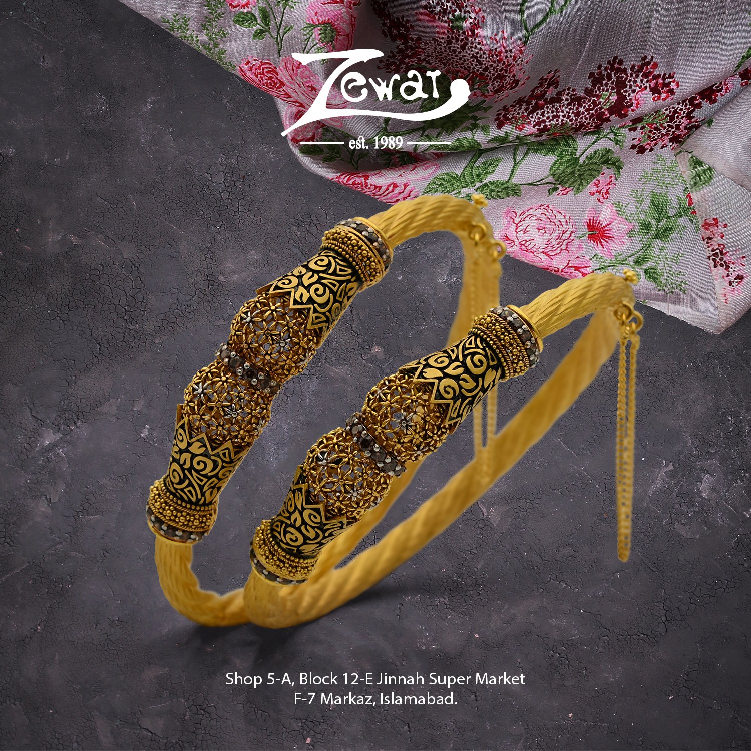 Gold Bracelet Design 059