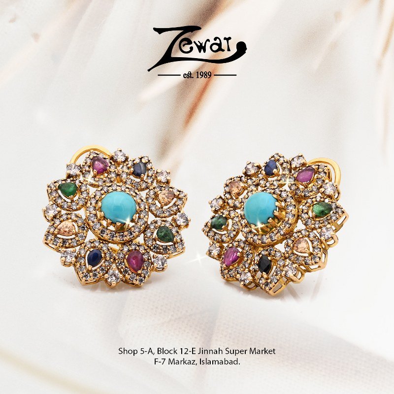 Gold Earring Design 045