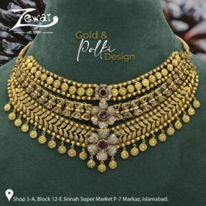 Gold Necklace Design 048